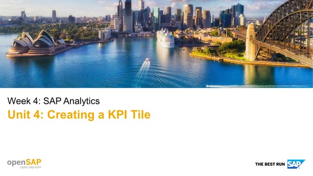 Create Kpi fiori apps