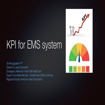 Key Performance Indices ( KPI )  Ambulances  @ ni ems 2020