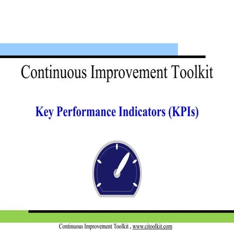 Key Performance Indicators