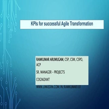 KPIs for Successful Agile Transformation