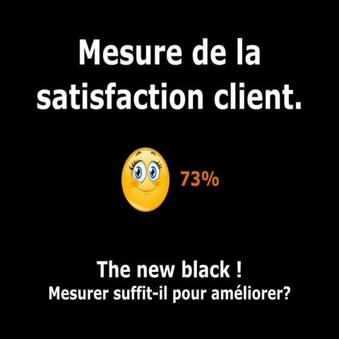 Kpi's satisfaction client | PPTX