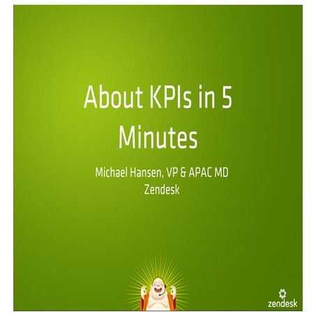 Zendesk - Kpi startup presentation