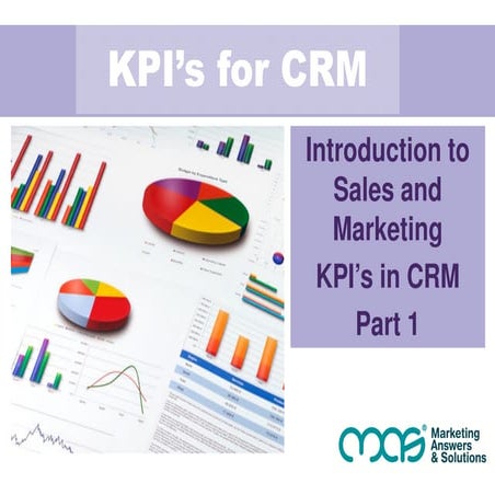 KPI's you can measure in CRM for Sales and Marketing
