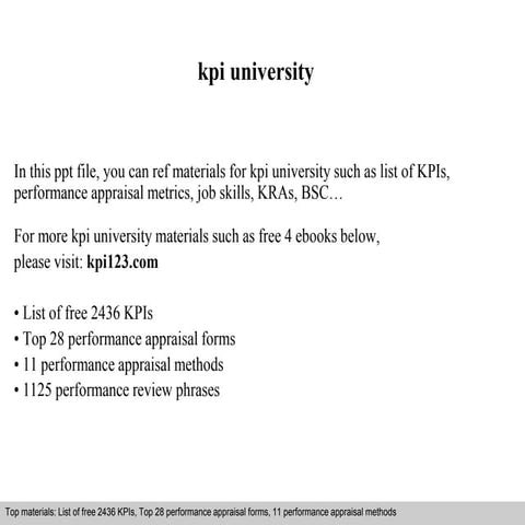 Kpi university