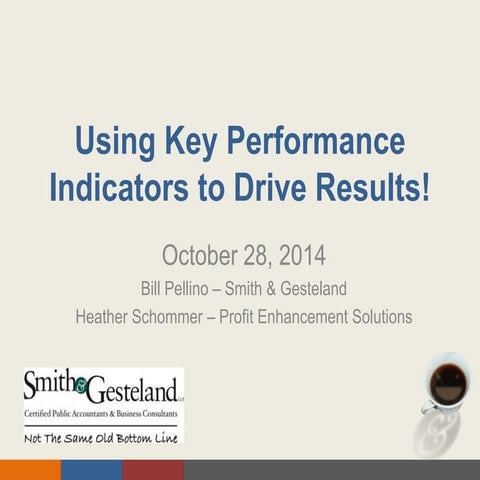 Key Performance Indicators webinar    Smith & Gesteland