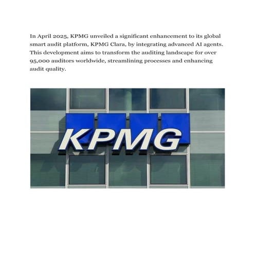 KPMG Clara AI to Redefine Global Auditing with Intelligent Agents.pdf