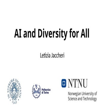 Artificial Intelligence and Diversity for All
