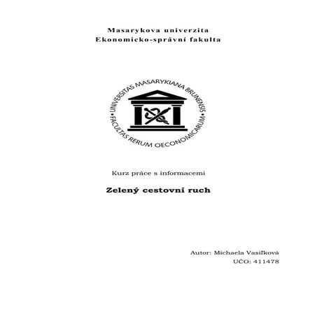 Zelený cestovní ruch