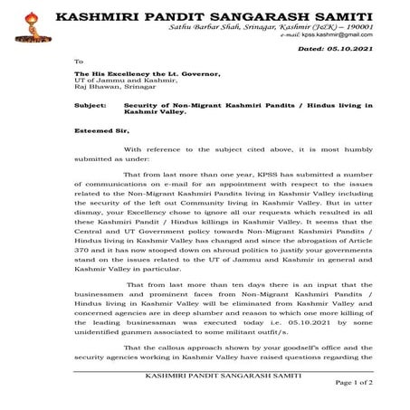 Kpss     security of kp's - 05.10.2021