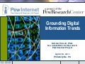 Museums and the Web: Grounding Digital Information Trends