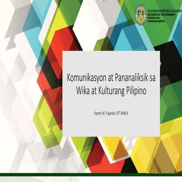 KPWKP Kasaysayan ng Wika Panahon ng Katutubo.pptx