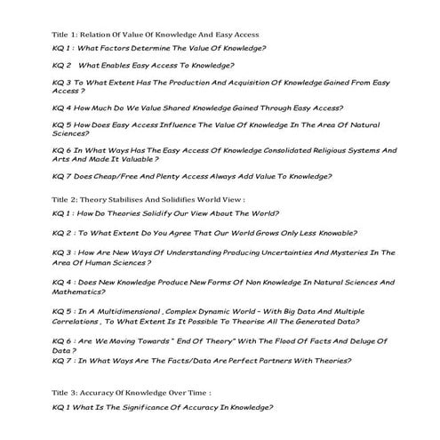 IB ToK Essay Sample - Is there a trade off between skepticism and ...