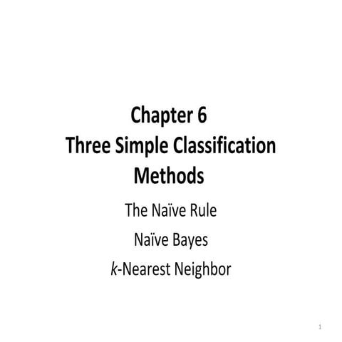 Text classification methods