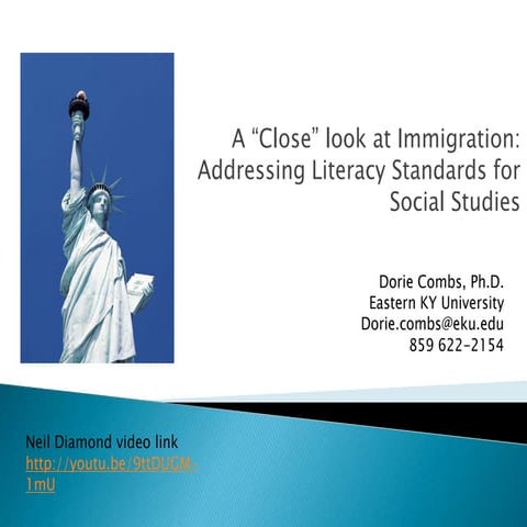 A Close Look at Immigration - Dorie Combs - KRA 2013