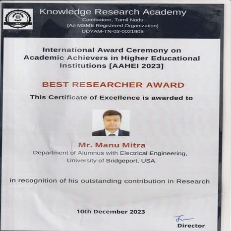 Best Researcher Award