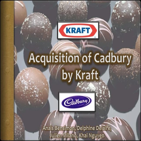 International Project Management: M&A Kraft Cadbury