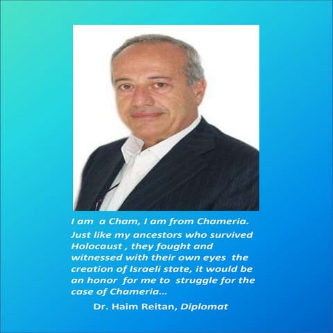 Dr. Haim Reitan, Diplomat, Albanolog, Honorary President of the Diplomatic Mission Peace and Prosperity