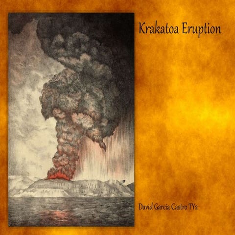 Krakatoa eruption 