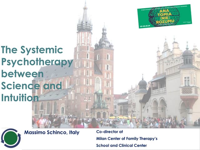 The Systemic Therapy Between Science and Intuition - Krakow version