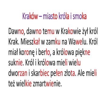 Kraków – miasto króla i smoka