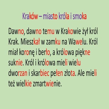 Kraków – miasto króla i smoka