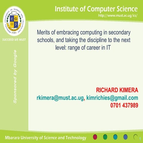 Embracing computing in Secondary schools