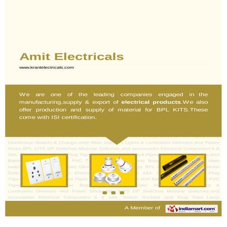 Amit Electricals, Delhi, Lamp Holders