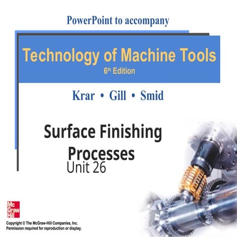 Engineering Worksyop Technology Surface Finish Processes