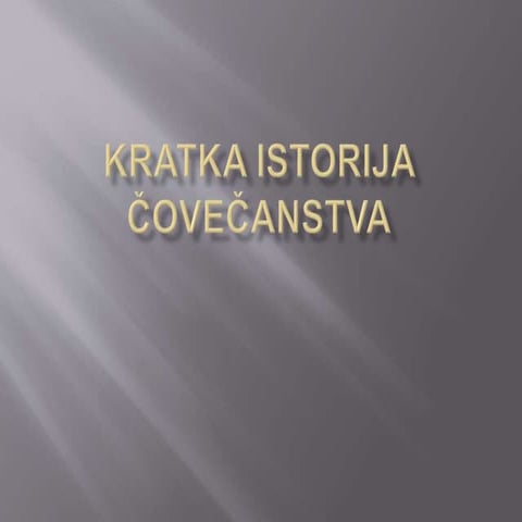 Kratka istorija čovečanstva-Majkl Kuk