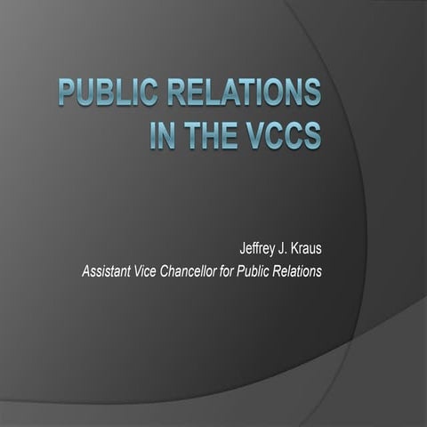 Kraus Presentation To VCCS Recruiters 08.04.09