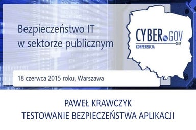 Presentation from CyberGov.pl 2015 