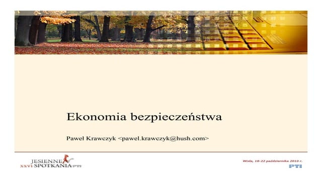 Krawczyk   Ekonomia Bezpieczenstwa 2