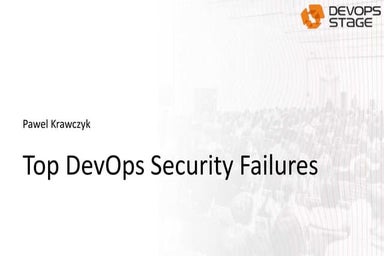Top DevOps Security Failures