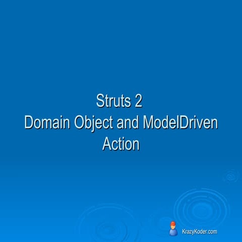 Krazykoder struts2 domain_object_modeldriven