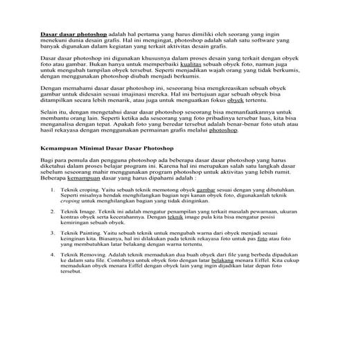 Kreasi dengan photoshop