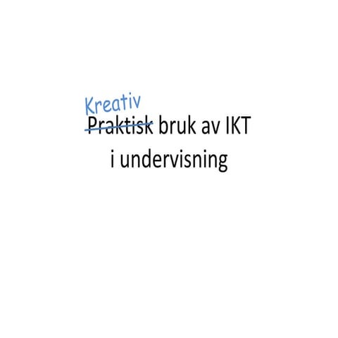 Kreative IKT