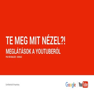 Mekkora a magyar Youtube? - Polyák ...