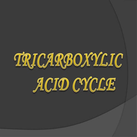 Krebs cycle
