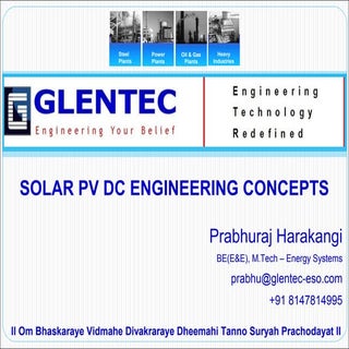 Solar PV DC Concepts