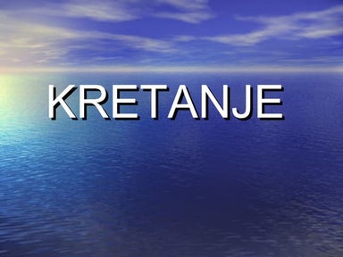 Kretanje | PPT