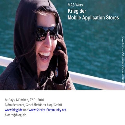 Krieg Der Mobilen App Stores Bjoern Behrendt M-Days 2010