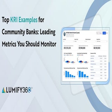 KRI Examples for Community Banks: Leading Metrics That Matter