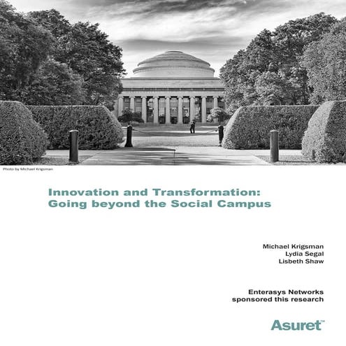 Innovation in higher education: Beyond the social campus