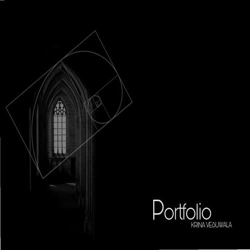 Architecture portfolio- KRINA VESUWALA