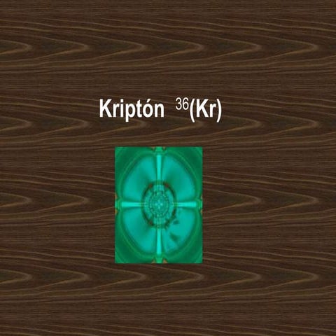 Krypton science project | PDF