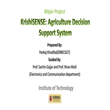 agriculture decision support system