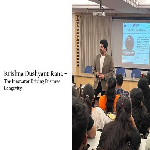 Krishna Dushyant Rana: A Visionary Leader in Global Business | PPTX