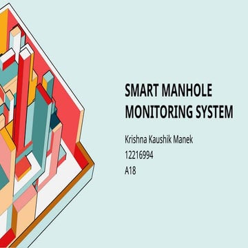 Batch 3 Smart drainage system using iot | PPTX