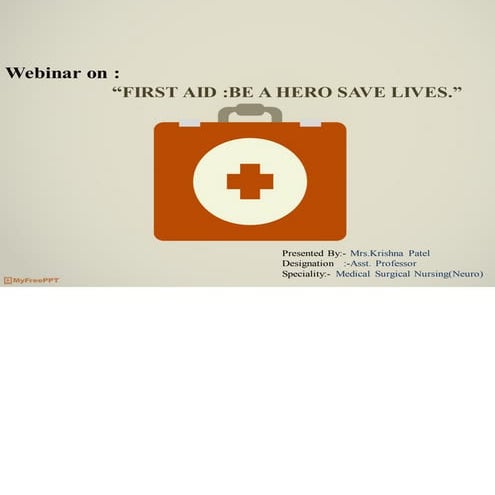 FIRST AID & cpr techniques.pptx for school | PPTX