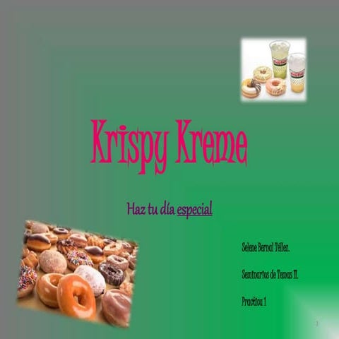 Krispy kreme ... historia de sabor